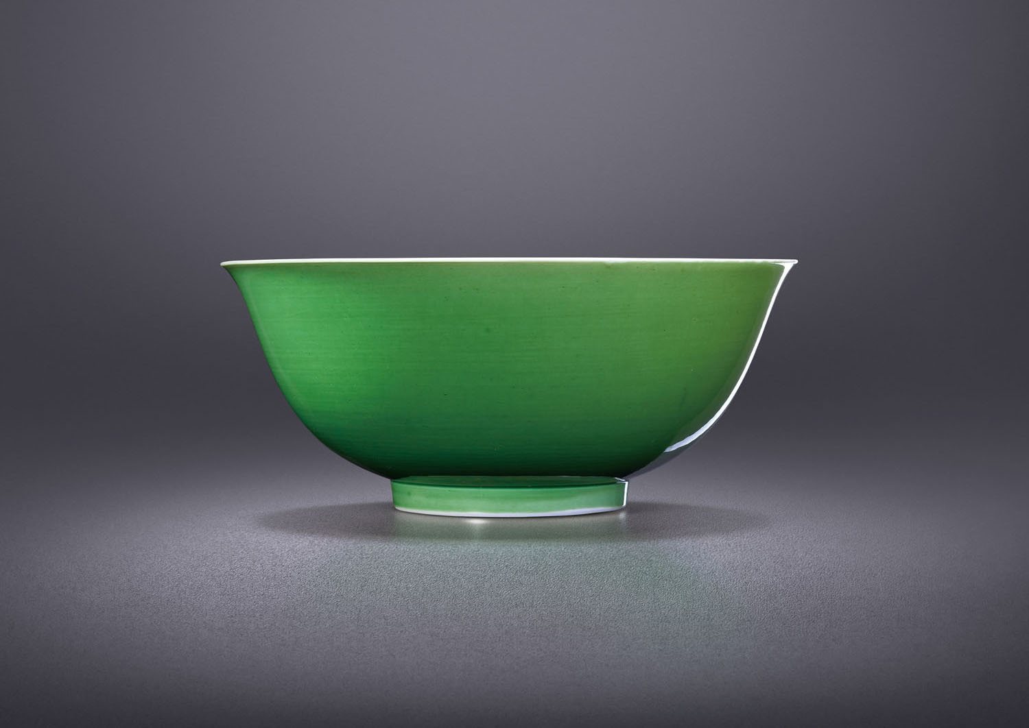 瓜皮绿釉碗