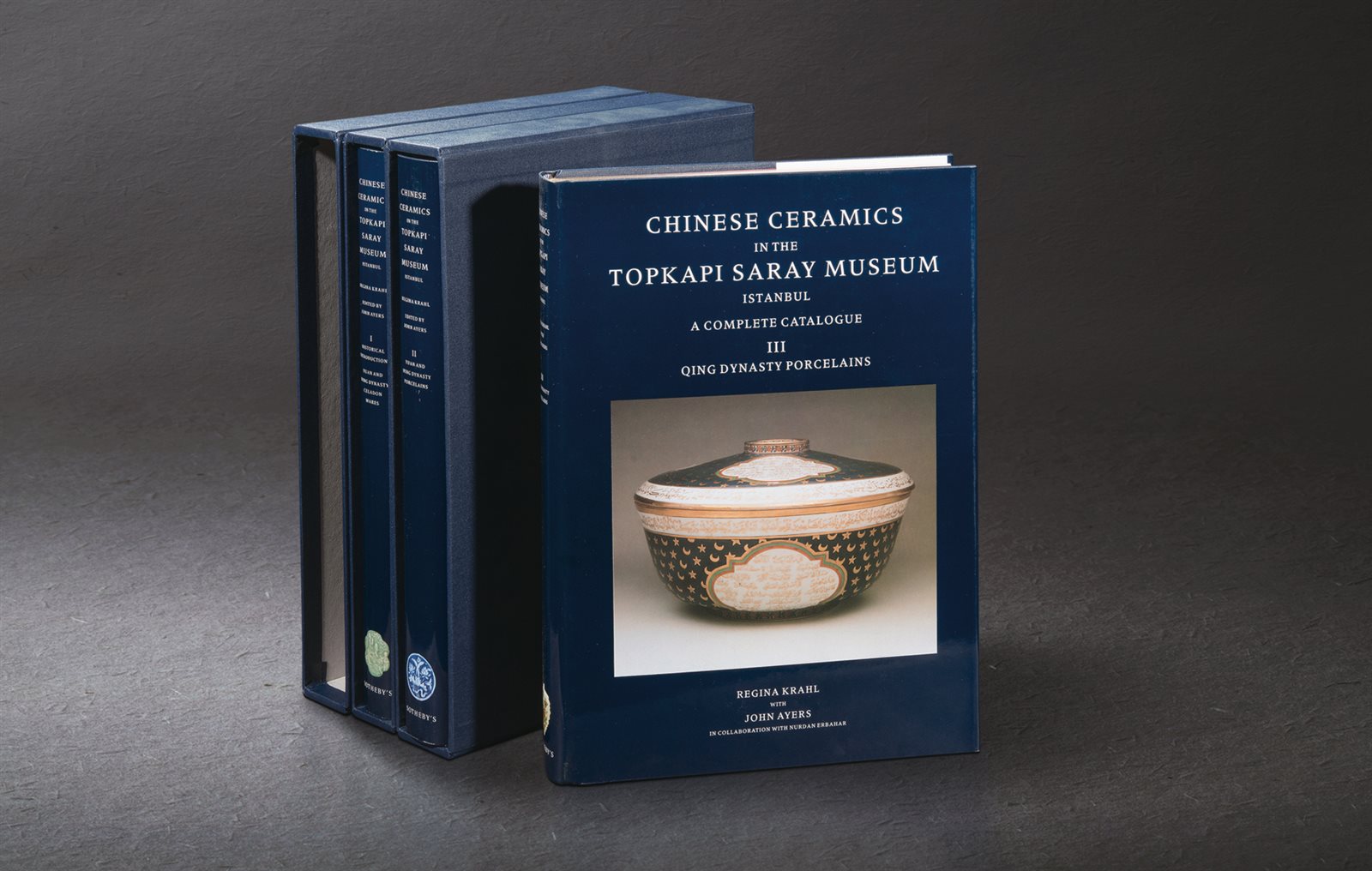 限量编号精装《伊斯坦布尔托普卡比宫殿博物馆藏中国陶瓷》三册全