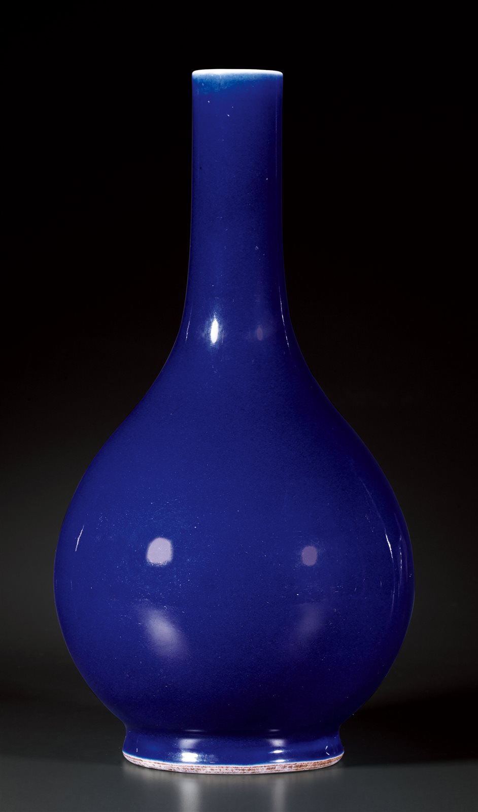 宝石蓝釉胆瓶(图录号：1169)