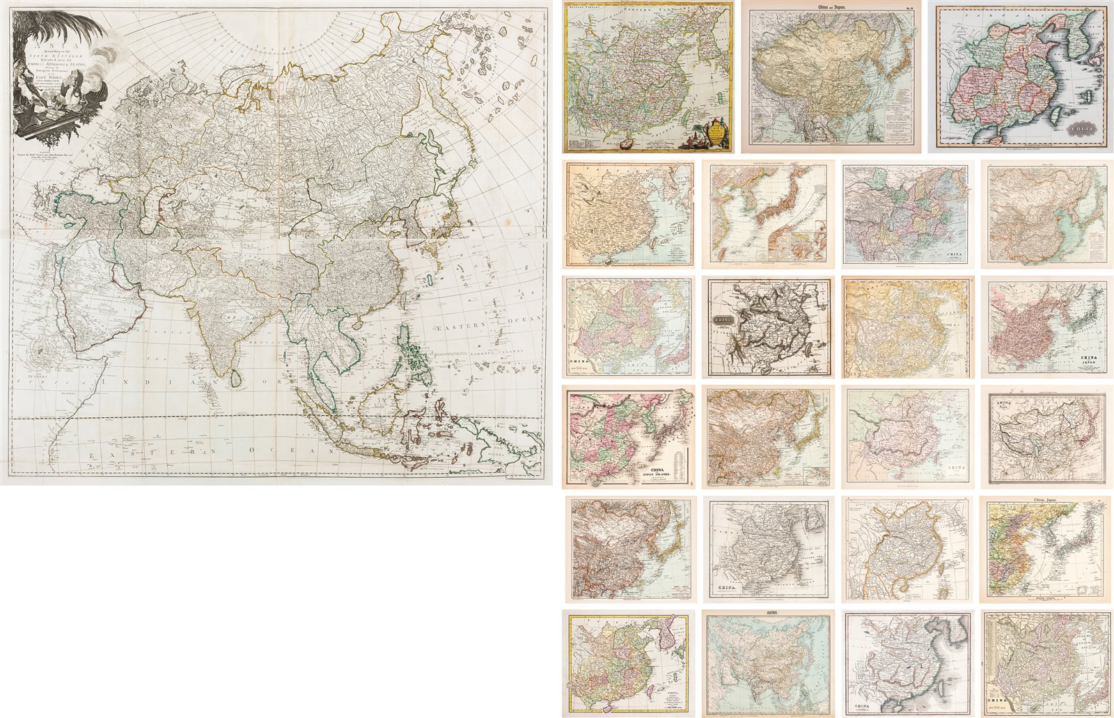 西方各国绘制有关钓鱼岛的古地图三十二张