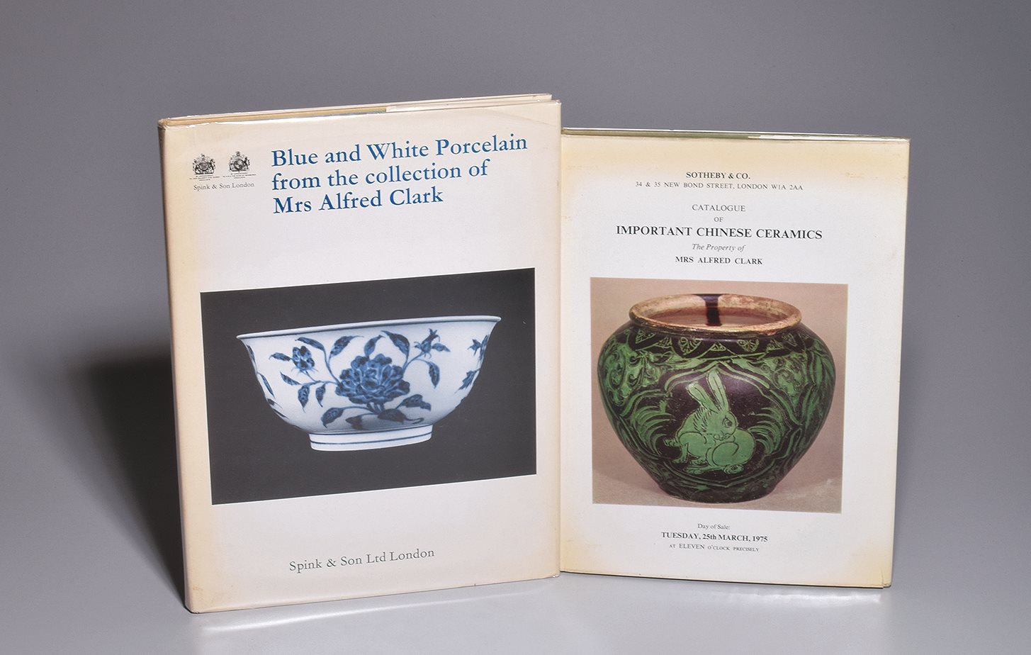 克拉克夫人瓷器展览及拍卖图录2册