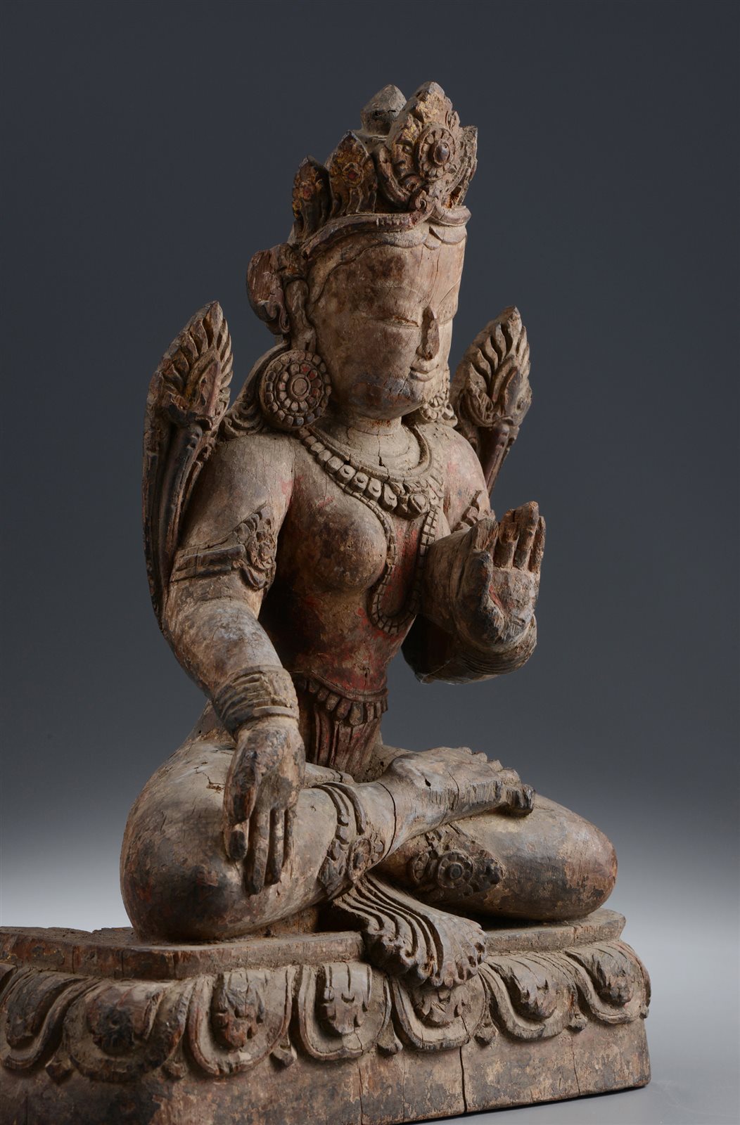 尼泊尔木雕度母