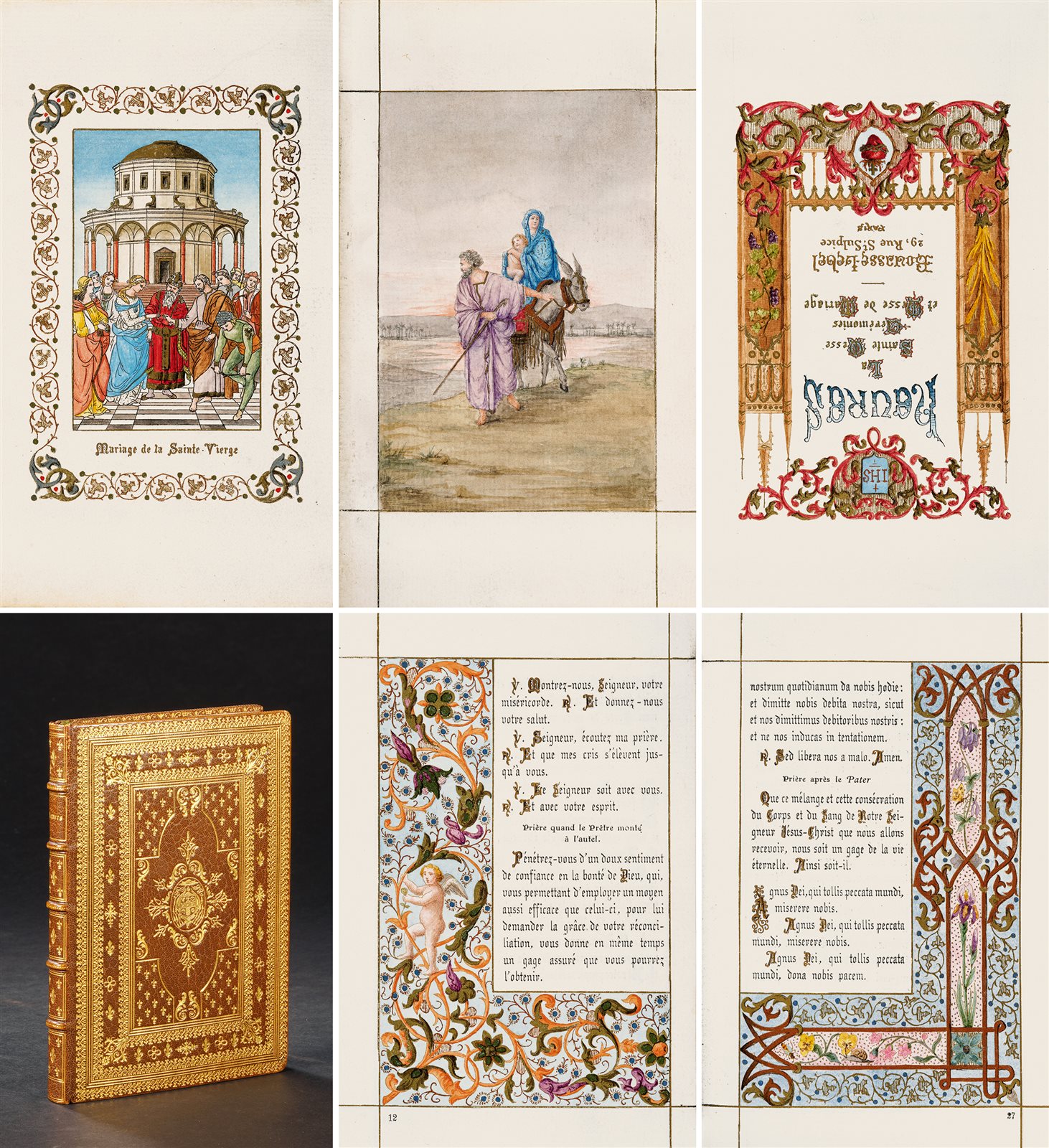 时祷书·婚礼纪念版 1880年巴黎 Bouasse-Lebel 出版