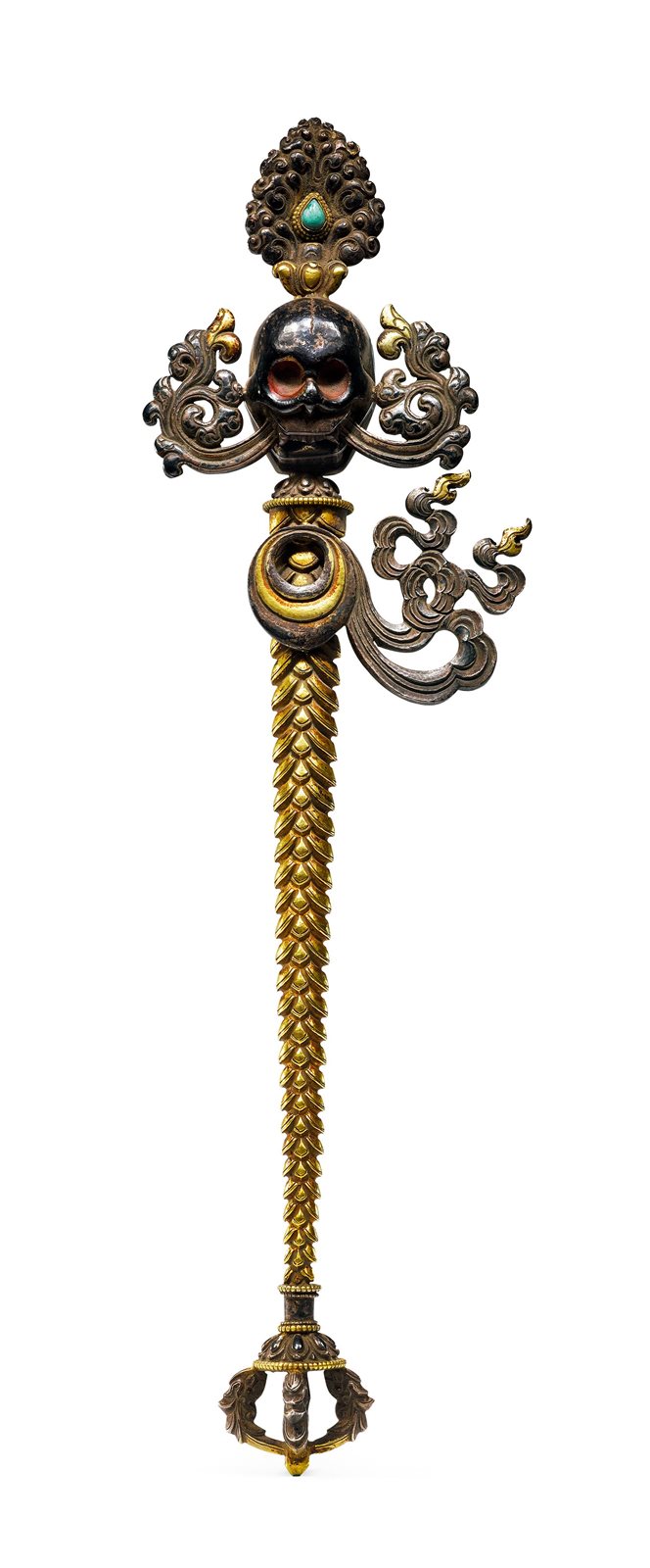 十八世纪 骷髅法杖