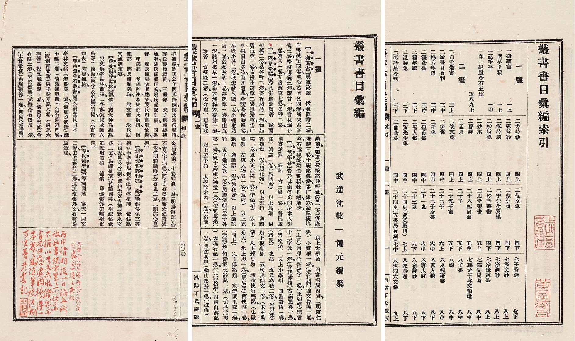 丛书书目汇编（黄裳旧藏） 民国十八年（1919）上海医学书局再版
