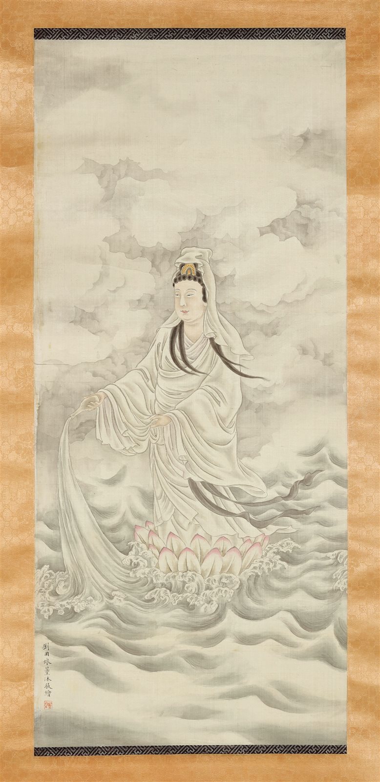 刘用烺（1865-1924） 白衣大士