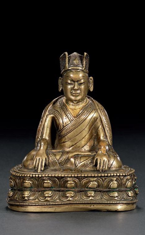 十四至十五世纪 合金铜噶玛巴希