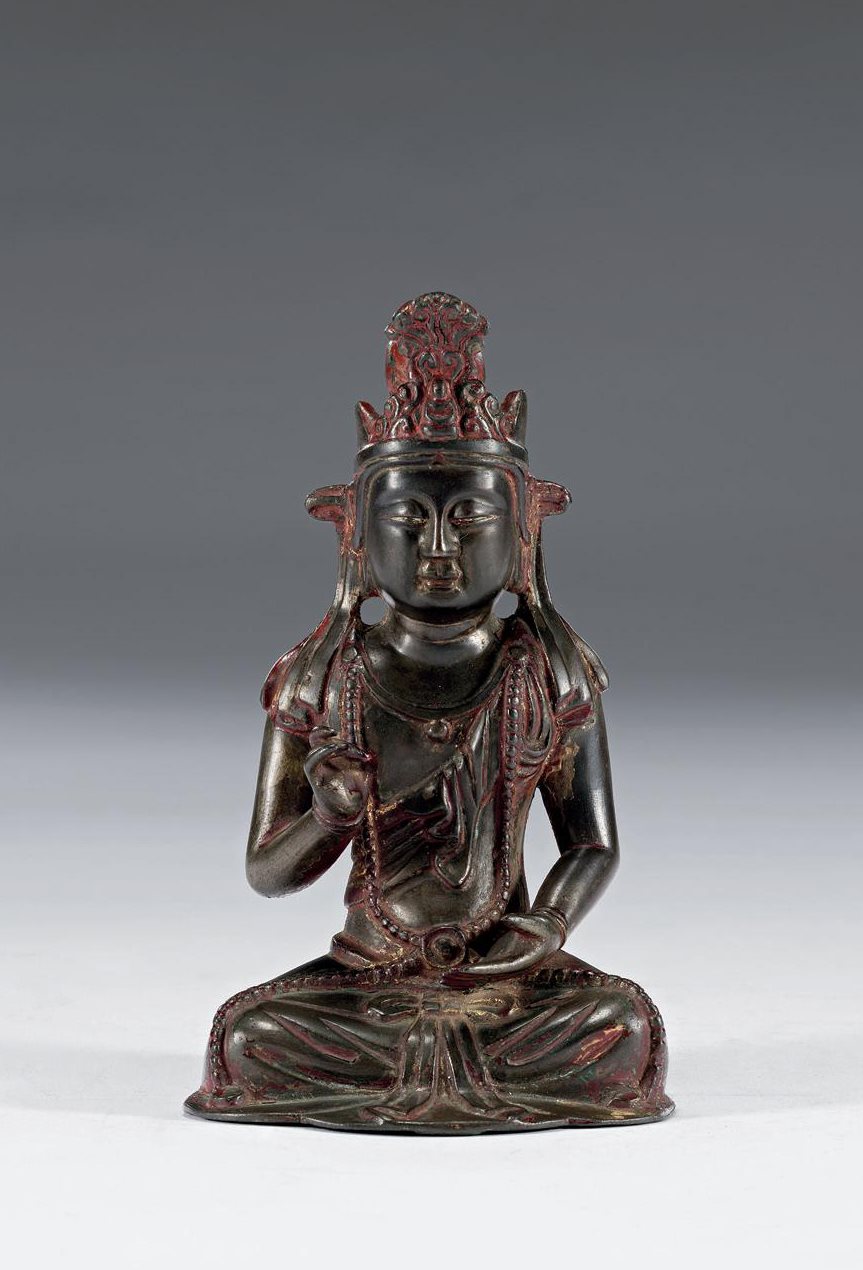 明 铜菩萨坐像