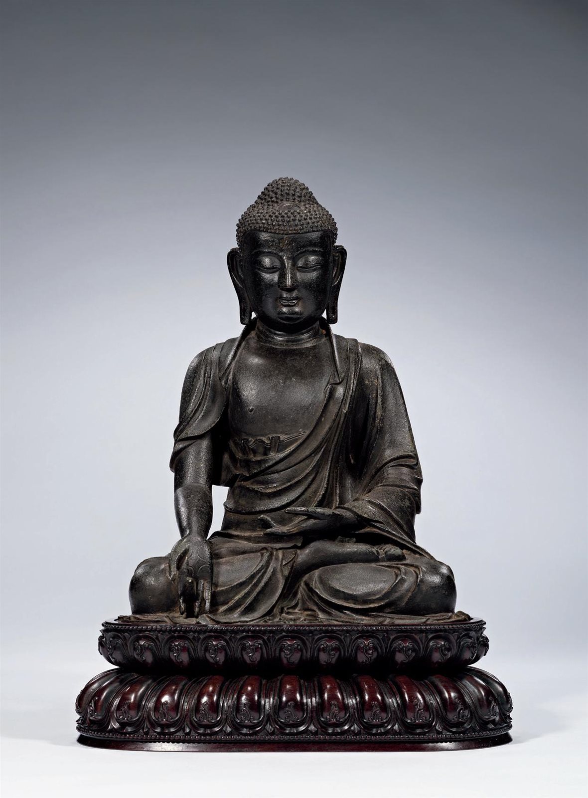 明宣德 铜药师佛