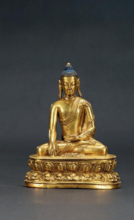 十六世纪 铜鎏金释迦牟尼