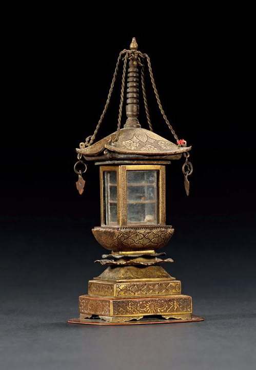 明 铜鎏金舍利塔（含舍利）