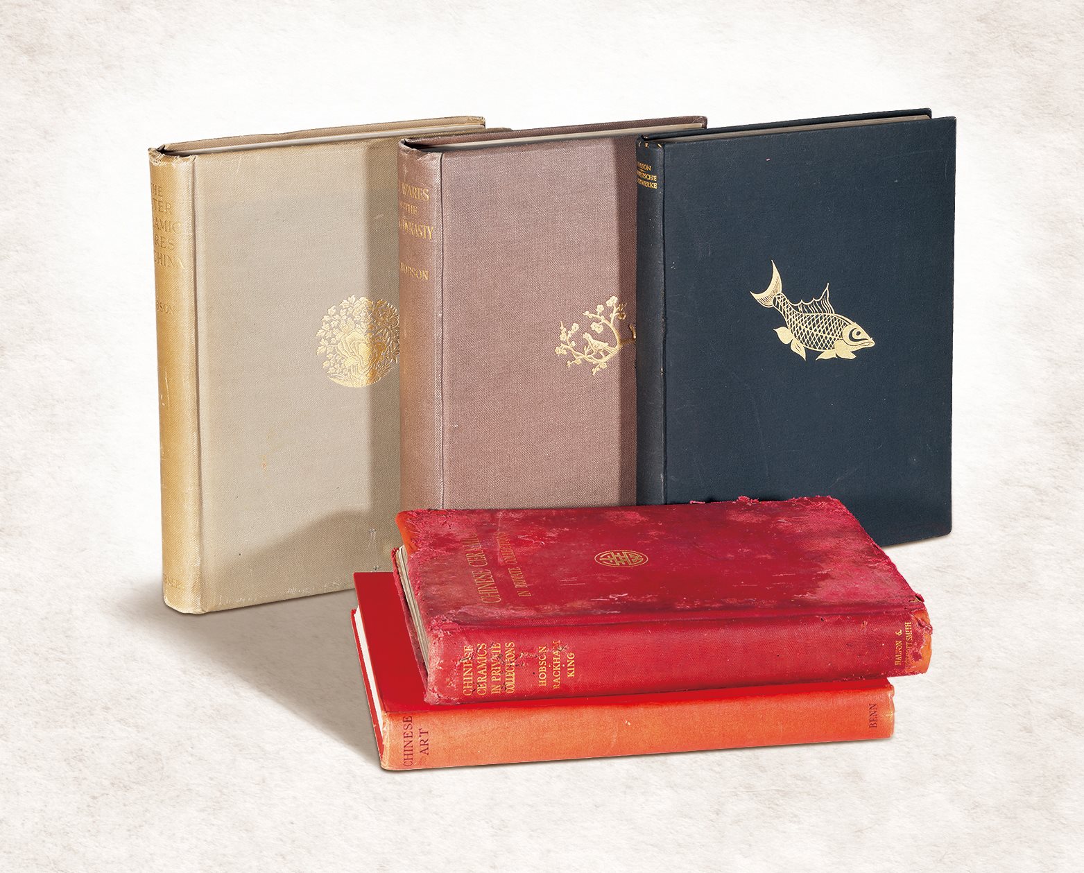  1923-1931年霍布森陶瓷著作五册
