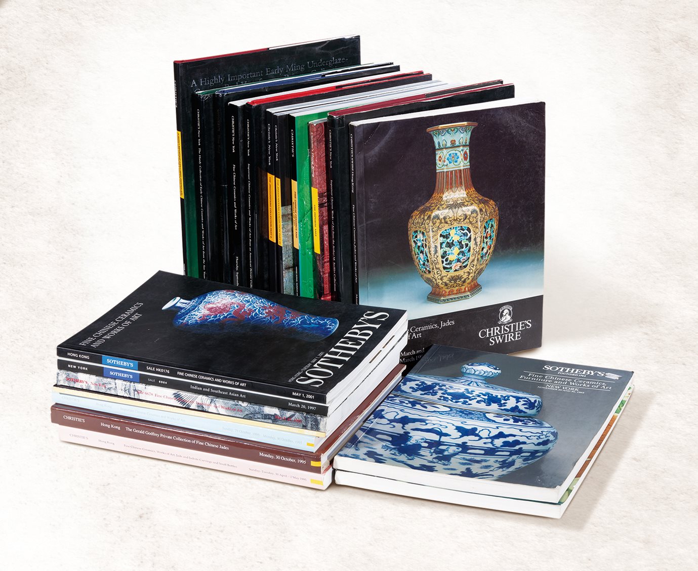  1988-2001年苏富比佳士得瓷器杂项拍卖图录二十册